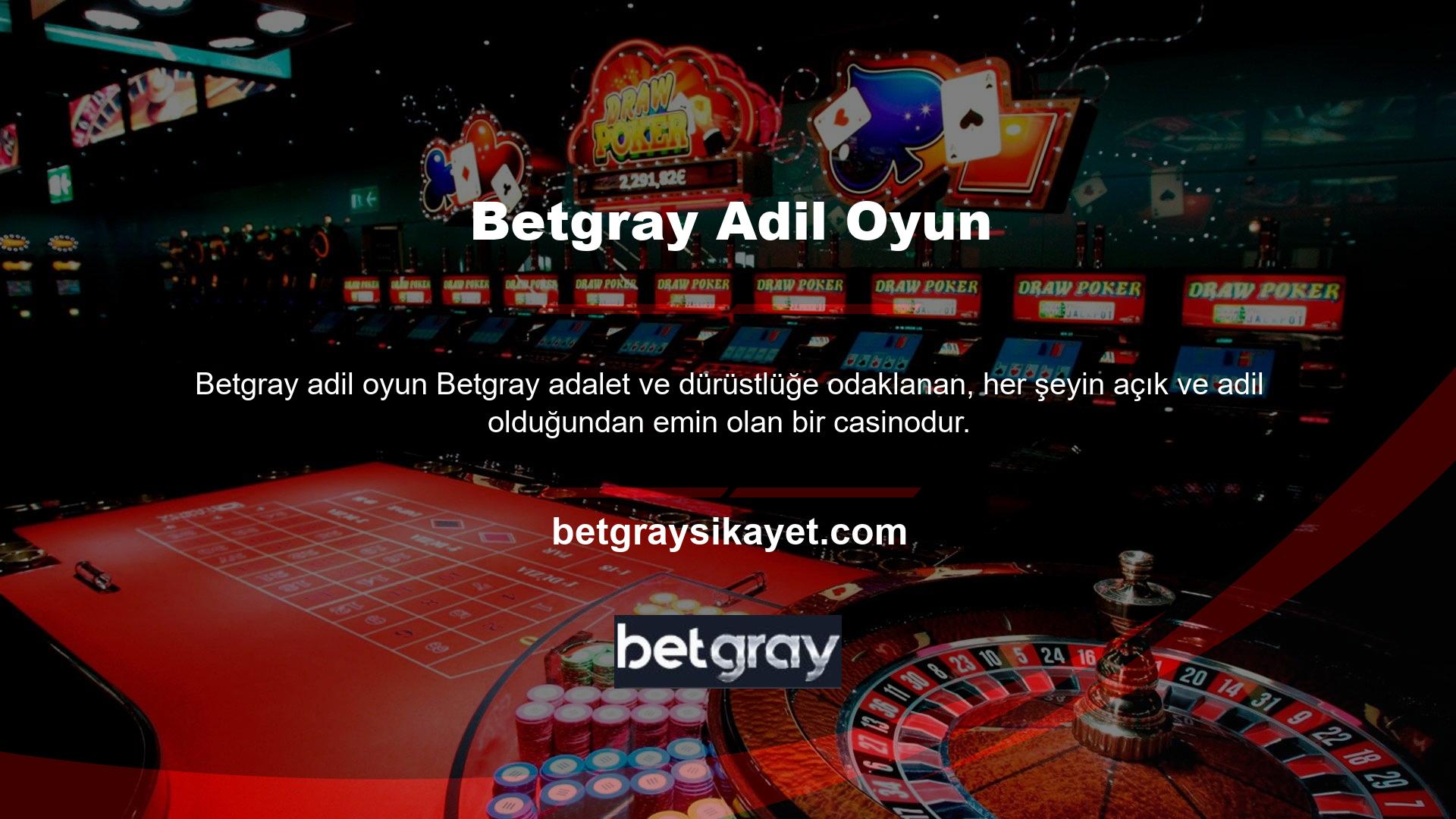 Betgray web sitesi bu konudan ödün vermez ve belirlenen lisansları ve bu oyun kavramlarının hala ön planda olmasını sağlamak için neden oluşturulduklarını düzenli olarak gözden geçirir