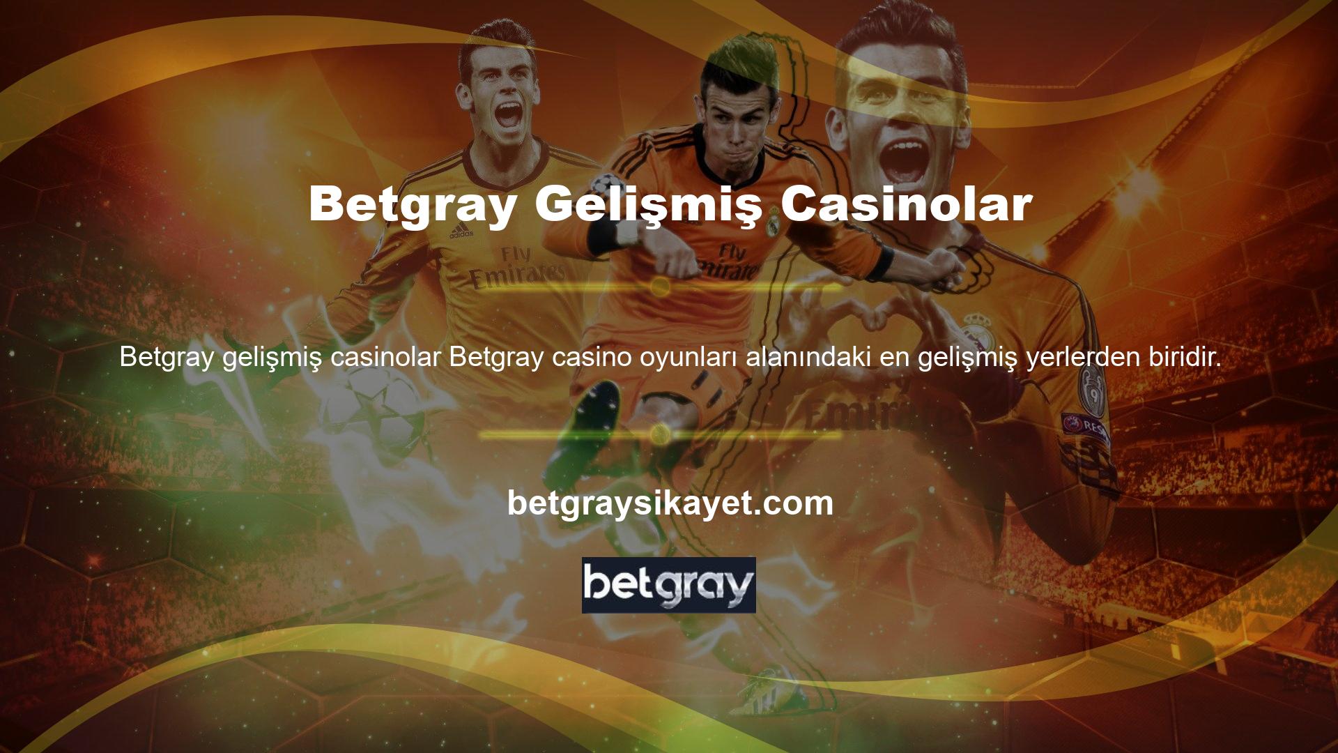 Casino'da oynayacak birçok farklı oyunumuz var